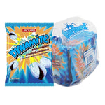 DYNAMITE chocolate-filled mint candies in 30g packs, 12-pack box, dry grocery snacks confectionery, mint and chocolate flavor