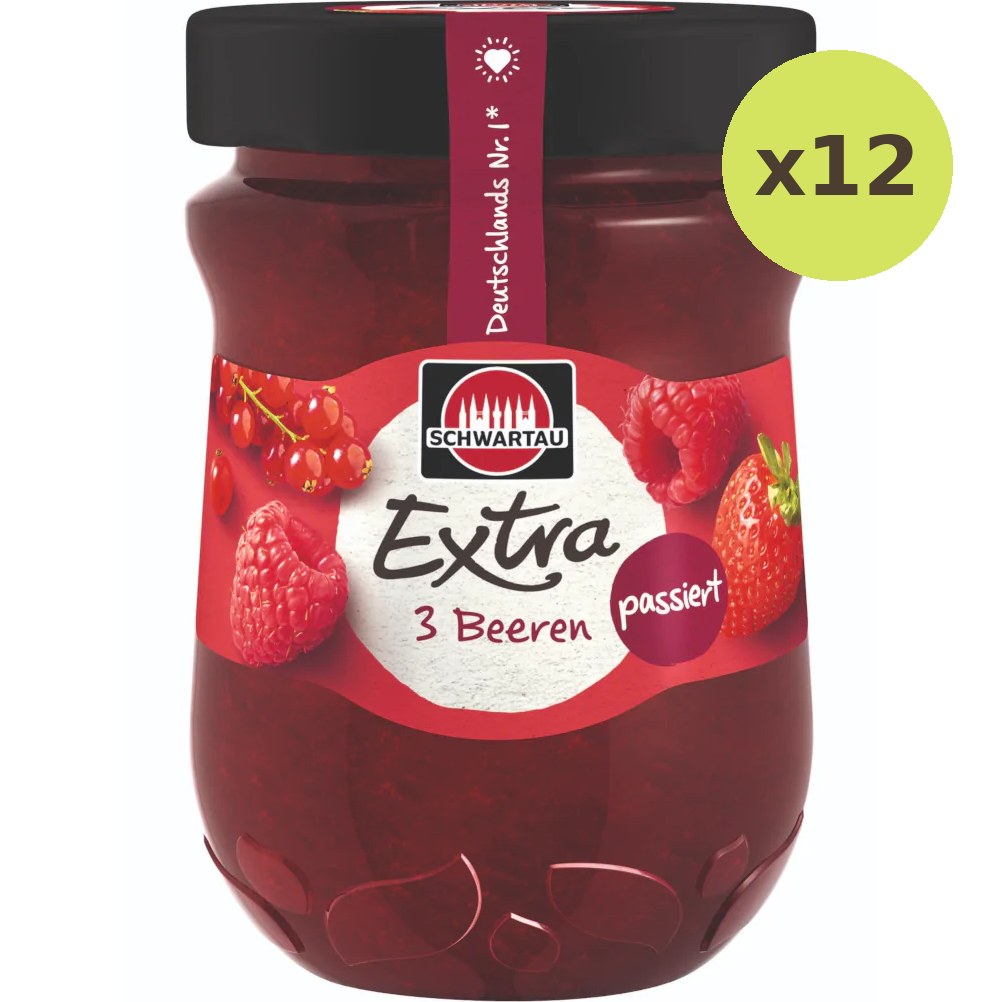 Schwartau Fruchtaufstrich 3 Berries Jam - image 3