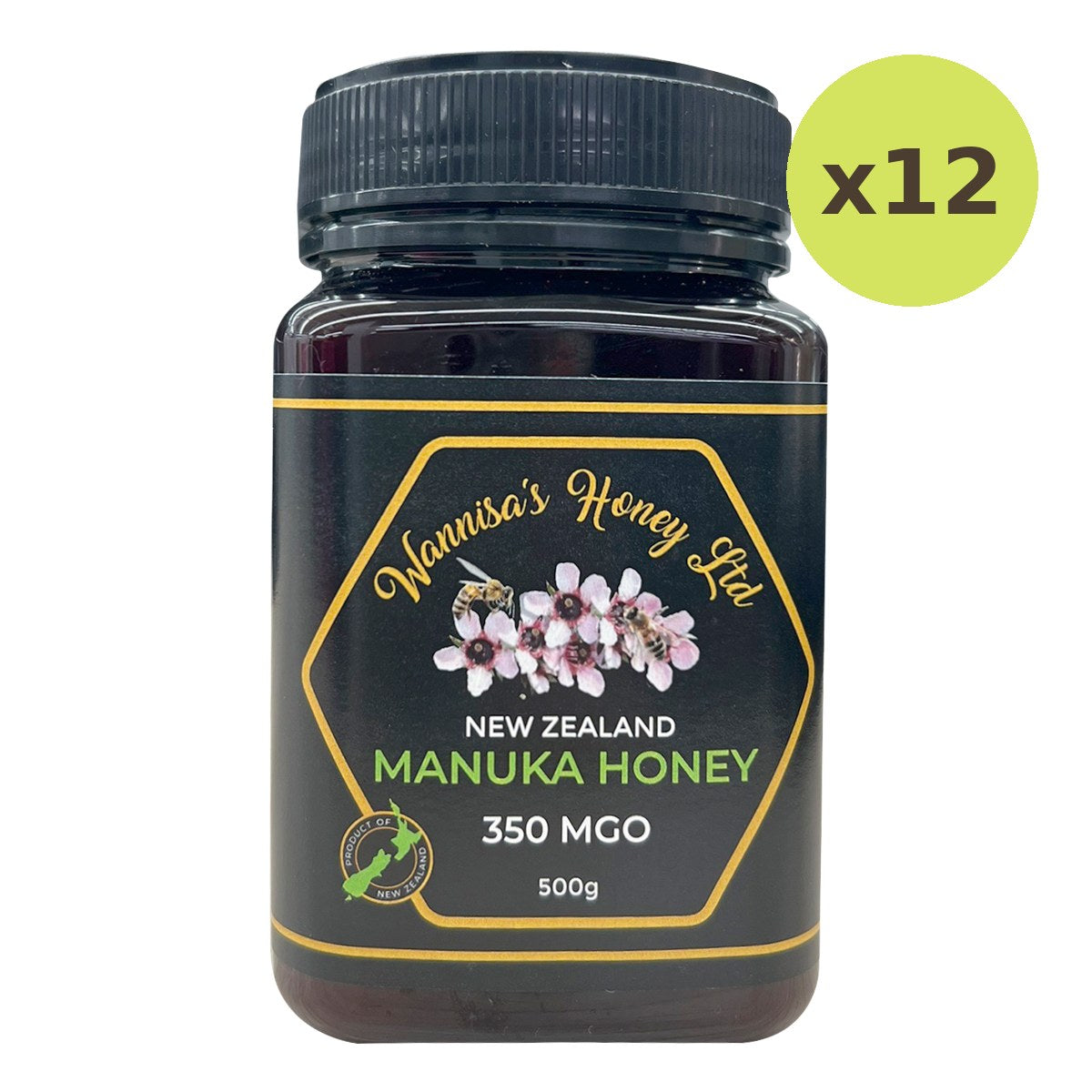Wannisa New Zealand Manuka Honey 350 Mgo - image 3