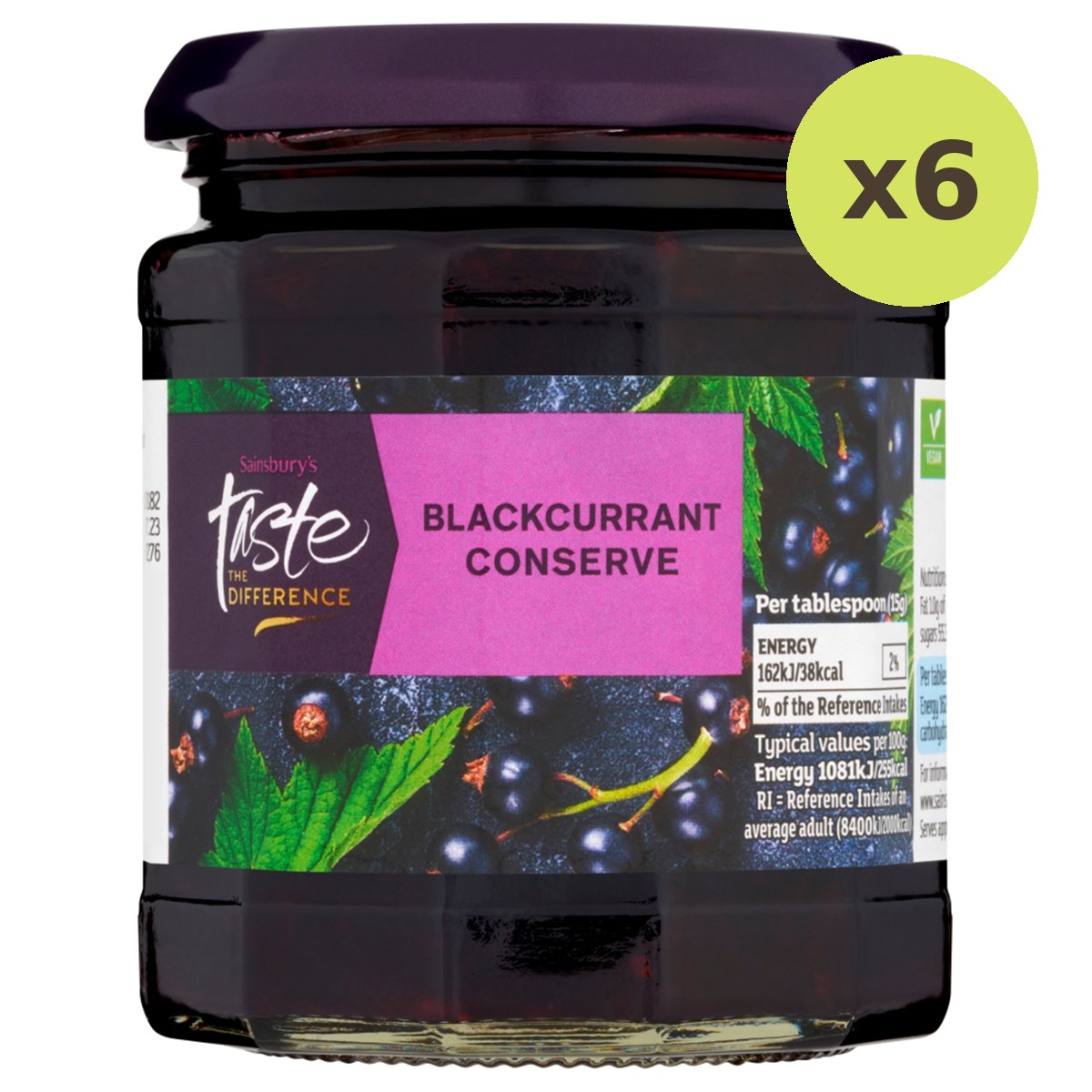Sainsbury's Taste The Difference Blackcurrant Conserve - image 5