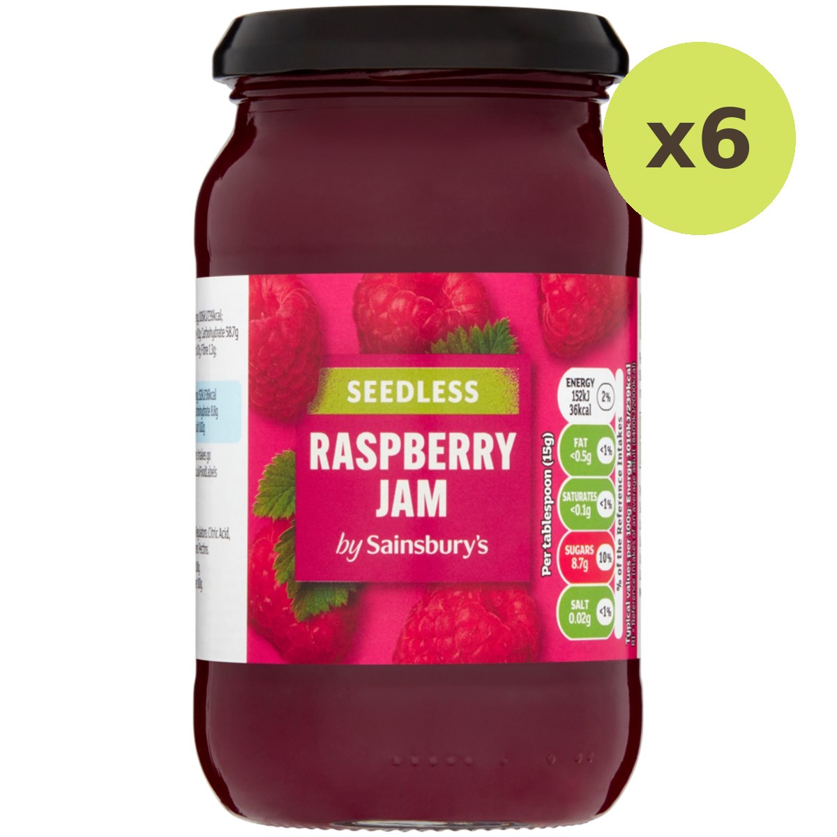 Sainsbury's Seedless Raspberry Jam - image 5