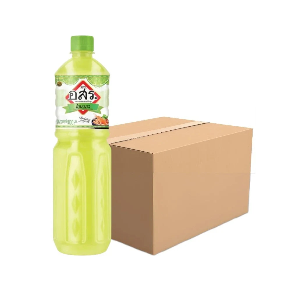 Aor Sor Ror Lime Juice flavor dry grocery product, featuring a box of lime-flavored drink mix with vibrant packaging.