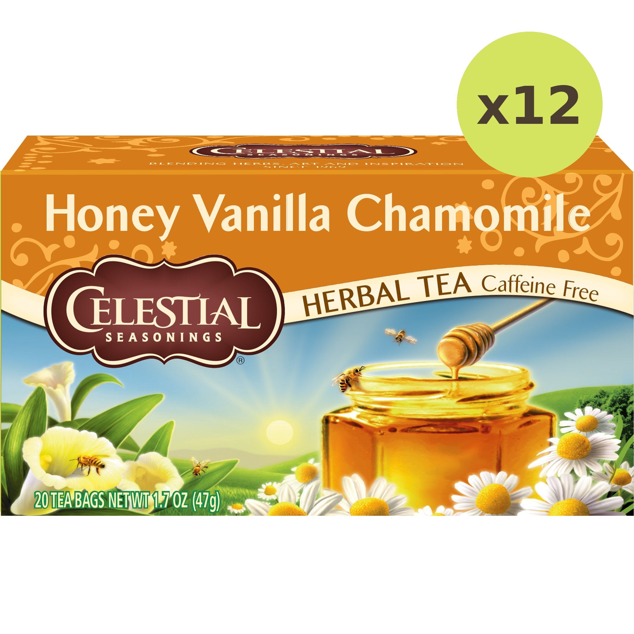 Celestial Seasonings Honey Vanilla & Chamomile Tea Caffeine Free - image 3