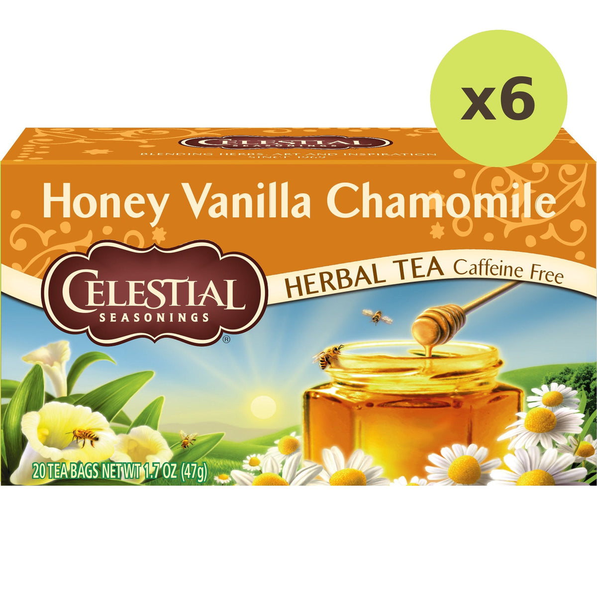Celestial Seasonings Honey Vanilla & Chamomile Tea Caffeine Free - image 2