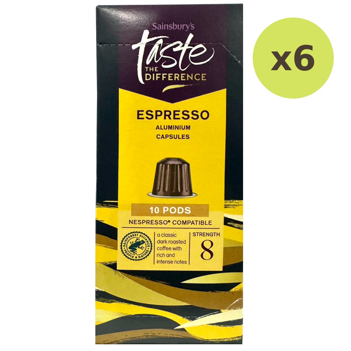 Sainsbury's Taste The Difference, Espresso Pods (10pods) - image 3