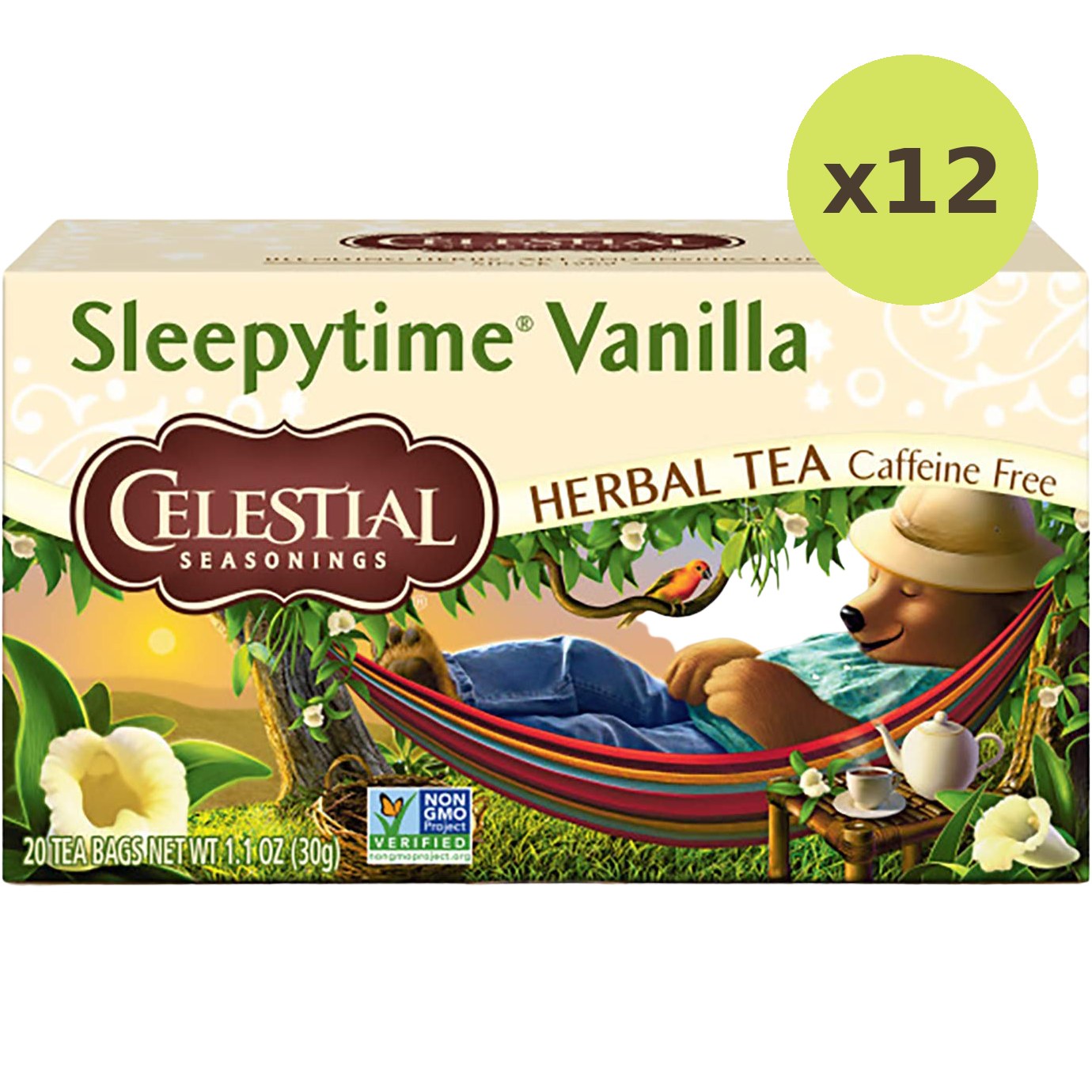 Celestial Seasonings Sleepytime Vanilla Herbal Tea Caffeine Free - image 3