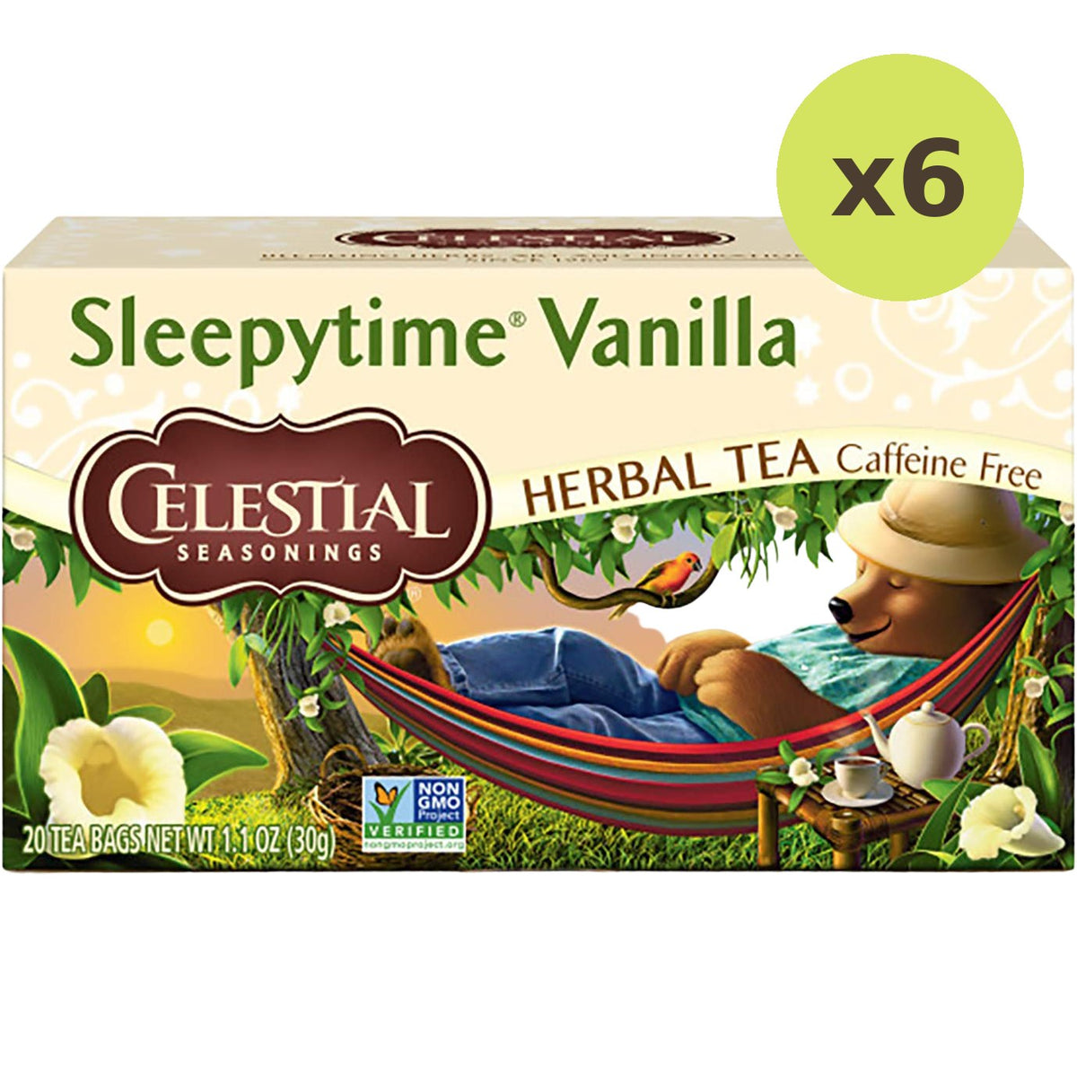 Celestial Seasonings Sleepytime Vanilla Herbal Tea Caffeine Free - image 2