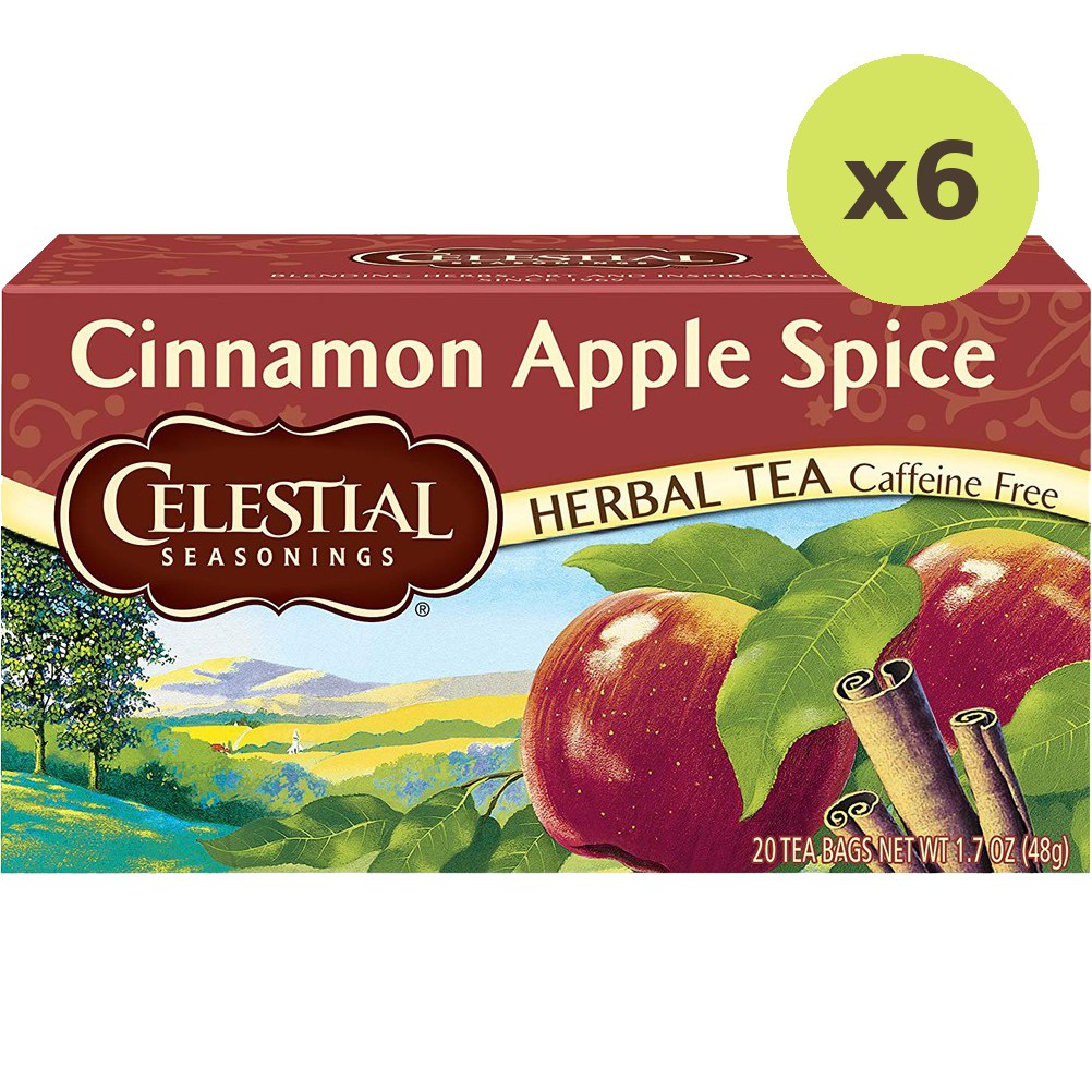 Celestial Seasonings Cinnamon Apple Spice Herbal Tea Caffeine - image 2