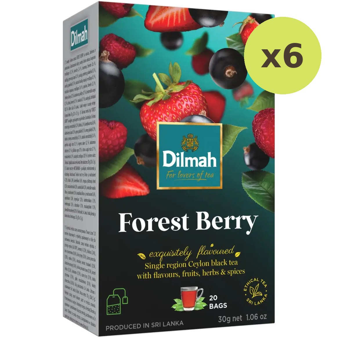 Dilmah Forest Berry Ceylon Black Tea - image 3