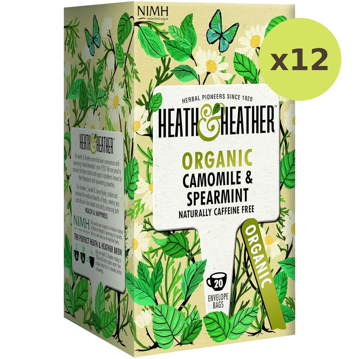 Heath & Heather Organic Camomile & Spearmint Tea - image 3