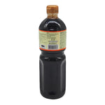 Bottle of ARO Ponzu Sauce 1L, a Japanese citrus-based soy sauce for cooking and dipping, on a kitchen counter.