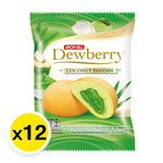 Dewberry Coconut Pandan Cake Snack, 15g, dry grocery confectionery with coconut and pandan flavor, packaged in a small snack-sized portion.