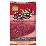 Taitai Organic Hommali Brown Rice and Red Fragrant Rice in a grocery package, showcasing the rice grains in the image.