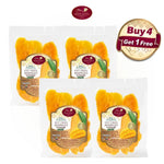 Sriwanna soft dried mango in 100g pack, showcasing vibrant, chewy dried fruit from Sriwanna dry grocery brand.