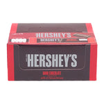 HERSHEY'S dark chocolate bar, 15g each, in a pack of 24, perfect for dry grocery snacks and treats.