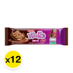 FUN-O Fun-o Square Chocolate Chip snack bar, 33g, with visible chocolate chips and crispy texture, ideal for dry grocery and confectionery.