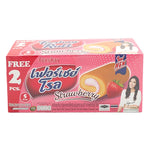 Fershay Cake Roll Strawberry snack pack, 20g x 12, dry grocery confectionery with strawberry flavor and rolled cake texture.