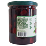 Pickle Kings Beetroot Pickle Cubes in a jar, showcasing vibrant purple beetroot pieces for savory snacking or adding to dishes.