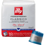 Illy Lungo Iperespresso capsule coffee drink in a clear glass, showcasing the rich, dark coffee and crema topping.