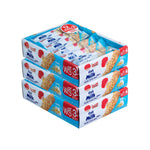 Pennyo Oatmeal Snacks Milk Flavor 15g x3 pack, dry grocery snack with creamy milk flavor, shown in the image.