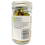 Sainsbury's cardamom pods in a clear container, showing small, green aromatic spice pods used in cooking and baking.