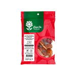 Large dried Chinese jujubes from TONTAWAN, 65g package, close-up of reddish, textured dried fruit in dry grocery product image.