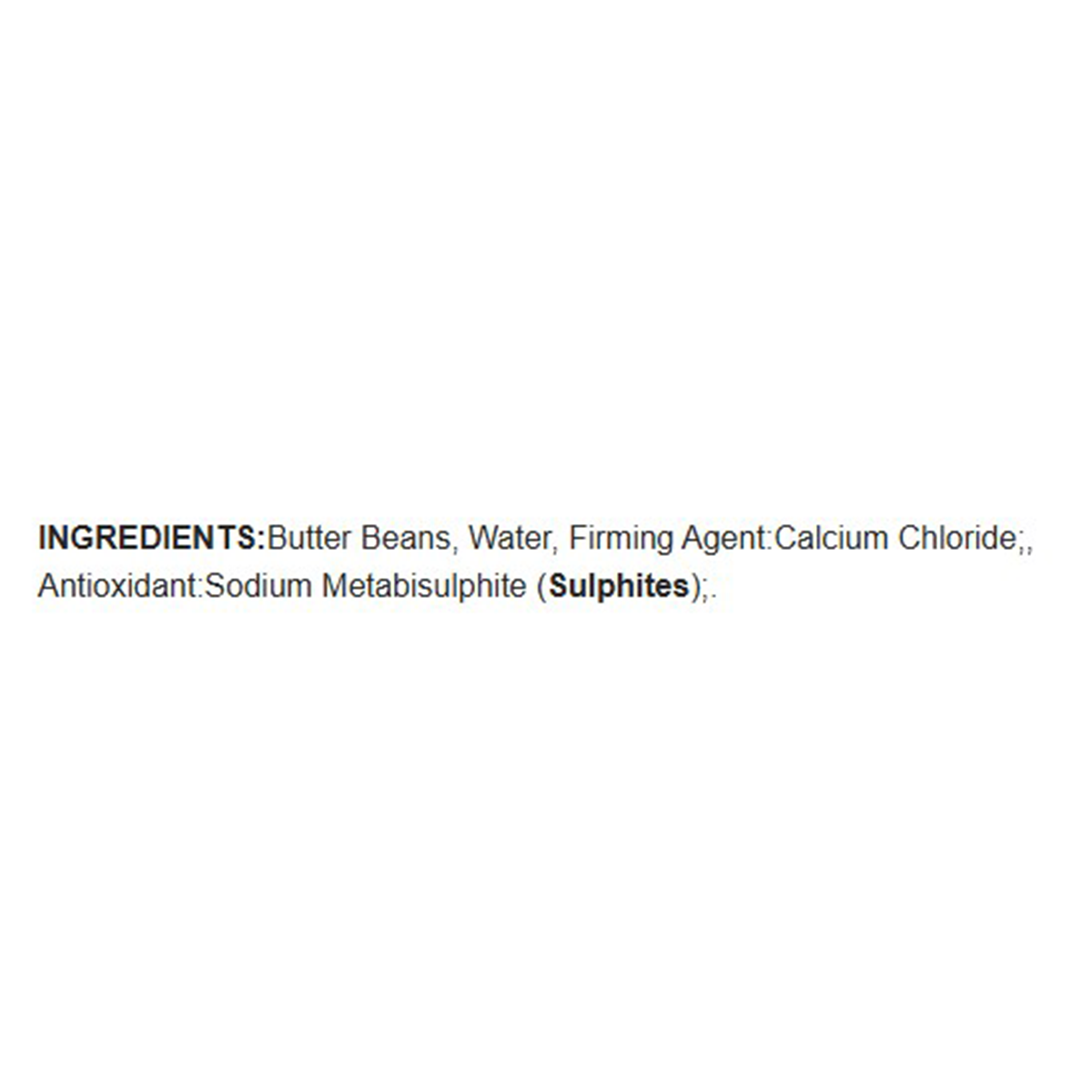 Sainsbury's butter beans in water, canned grocery product with white beans in clear liquid, ready for cooking or salads.