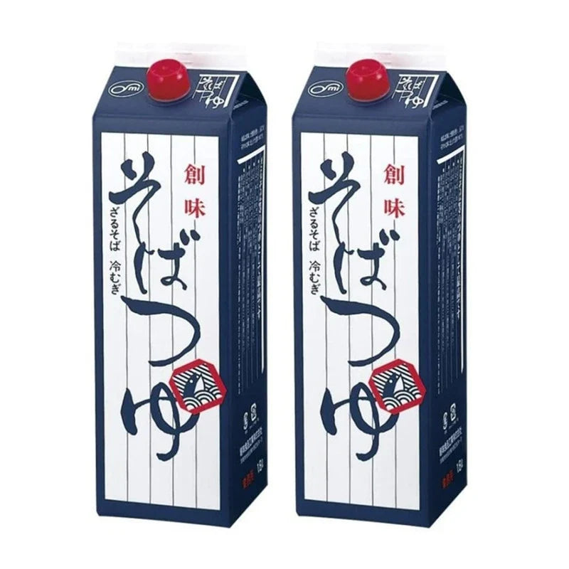 Somi Soba Tsuyu Soup with Honjozo Soy Sauce in a bottle, featuring Japanese-style dry grocery packaging and label.