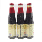 LEE KUM KEE Panda Oyster Sauce 510g bottles, traditional Chinese dry grocery condiment, stacked in a display.