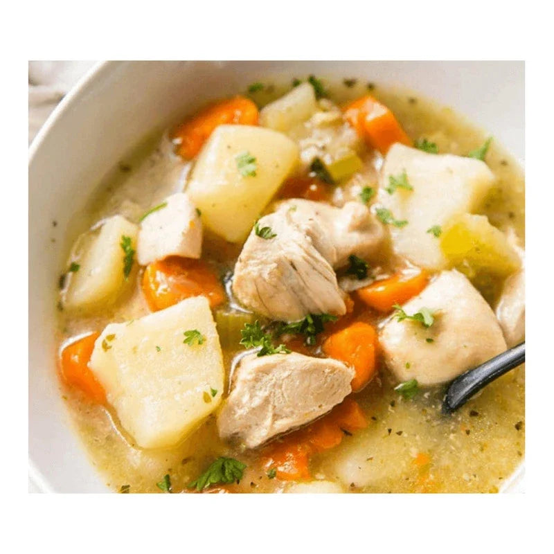 Jonetsu Kakaku chicken soup stock granules and bouillon powder in a clear jar for flavorful dry grocery cooking.