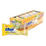 Ellse Vanilla Layer Cake snack pack, 15g x 24, dry grocery snack with layered cake flavor and vanilla taste.