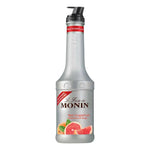 Monin Red Grapefruit Fruit Mix in a 1000ml bottle, ideal for beverages and culinary use, from the MONIN dry grocery collection.