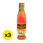 Three bottles of ABALONE Premium Fish Sauce, 700ml each, in clear plastic bottles with labels, suitable for cooking and seasoning.