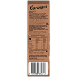 Carman's Belgian Chocolate Brownie oat slice, a nutritious grocery snack with rich chocolate flavor and oat ingredients.