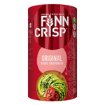 Finn Original Round Crispbread slices, a healthy confectionery snack with crispy texture and wholesome ingredients.
