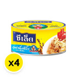 SEALECT Sealect Tuna Soy Sauce 100g packs, featuring four bottles with label details, suitable for dry grocery use.