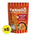 FRANGO Frango Chicken Protein Snack Tomyum flavor, 22g x6 packs, dry grocery snack with spicy, tangy flavor, poultry protein snack, product image