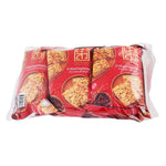 Chao SUA rice cracker with spicy pork floss, 30g snack pack, featuring crispy texture and flavorful topping in a dry grocery snack pack