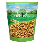 Heritage Green Raisins in a 454g package, dry grocery product, showing green dried raisins in a clear container.