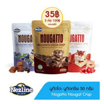 Nezline Nezline Nougatto Nougat Crisp snack with crunchy nougat and crisp texture in a close-up view.