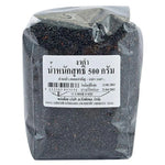 Makro Black Sesame seeds in a 500g package, showing small black sesame seeds suitable for cooking and baking.