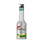 Monin Calamansi Fruitmix 1000ml bottle for dry grocery, featuring a bright label and clear glass container with calamansi fruit mix.