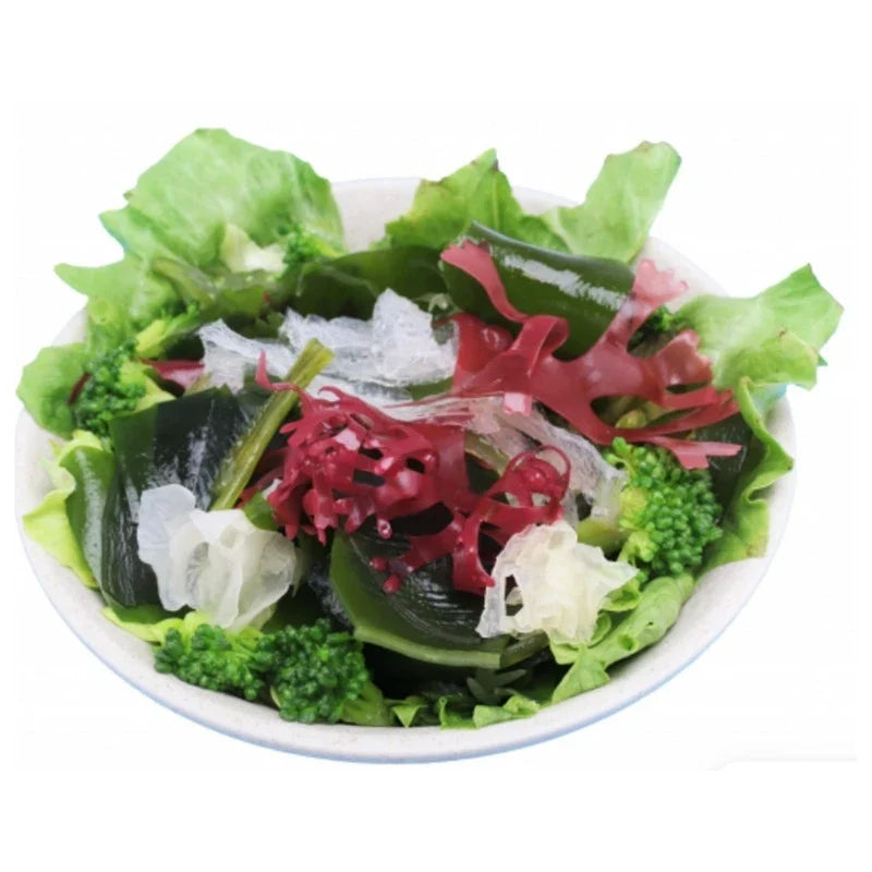 Sento Gyorui Kaneku salted green nori seaweed, natural dried grocery product, close-up of green dried seaweed sheets