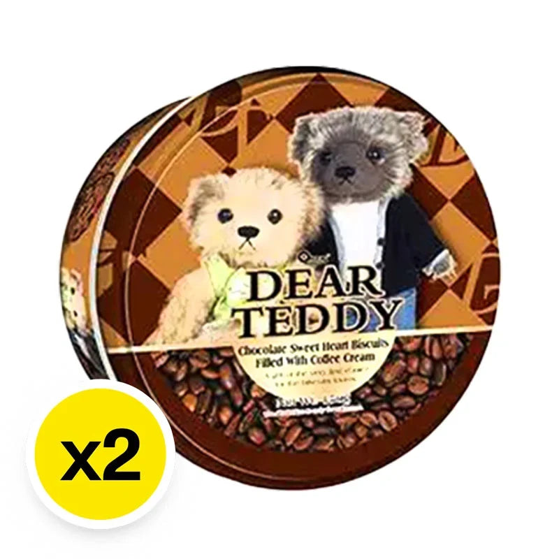 Dear Teddy Biscuit Coffee 150g pack, dry grocery, showing the biscuit and coffee branding on the packaging.
