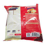United Almond chocolate and white dry grocery product in 247.5g package, featuring almond chocolate and white confectionery pieces.