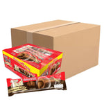 GRINNY chocolate-coated cream-filled snack, 15g, displayed in a pack of 12, ideal for dry grocery snack lovers.