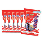 Taro Fish Snack HOT Chilli flavored, 30g pack, crispy seafood snack from TARO in colorful packaging.