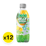Jele Jelly Soda Mixed Fruit Cream Flavour snacks in 250g packages, colorful confectionery with fruit and soda flavors.