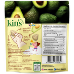 Kin's Nature Avocado Meringue confectionery snack showing a light, fluffy avocado-flavored meringue treat with a crispy texture.