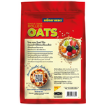 Packet of McGarrett Rolled Oats for breakfast, showing the label and packaging of the grocery product.